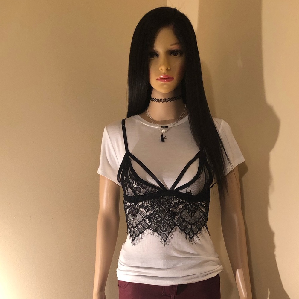 Pretty On The Outside Bralette Shirt